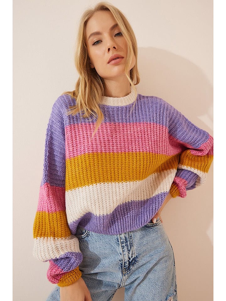 

Пуловер Happiness Istanbul Pullover, красочный