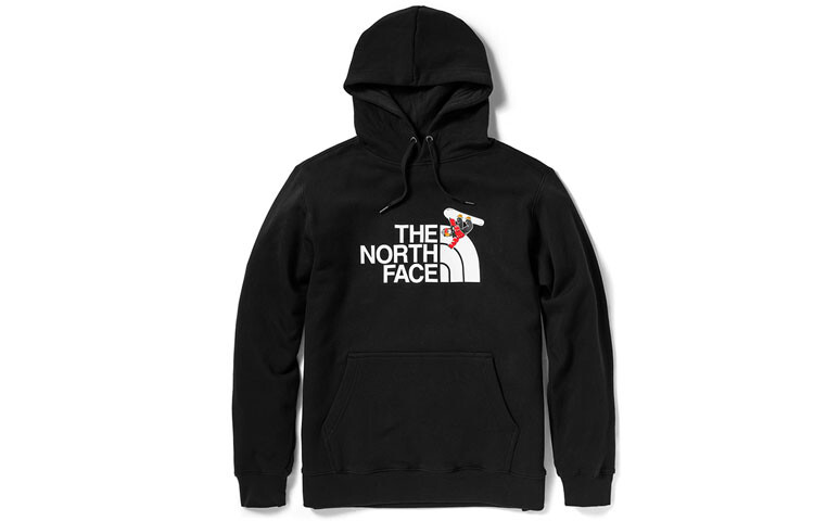 

Толстовка унисекс черная The North Face, черный