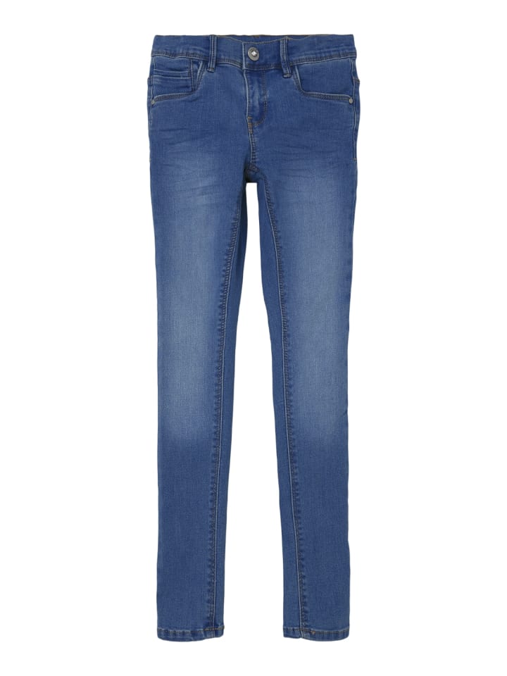 

Джинсы name it Skinny Fit Jeans für Mädchen, цвет Medium Blue Denim