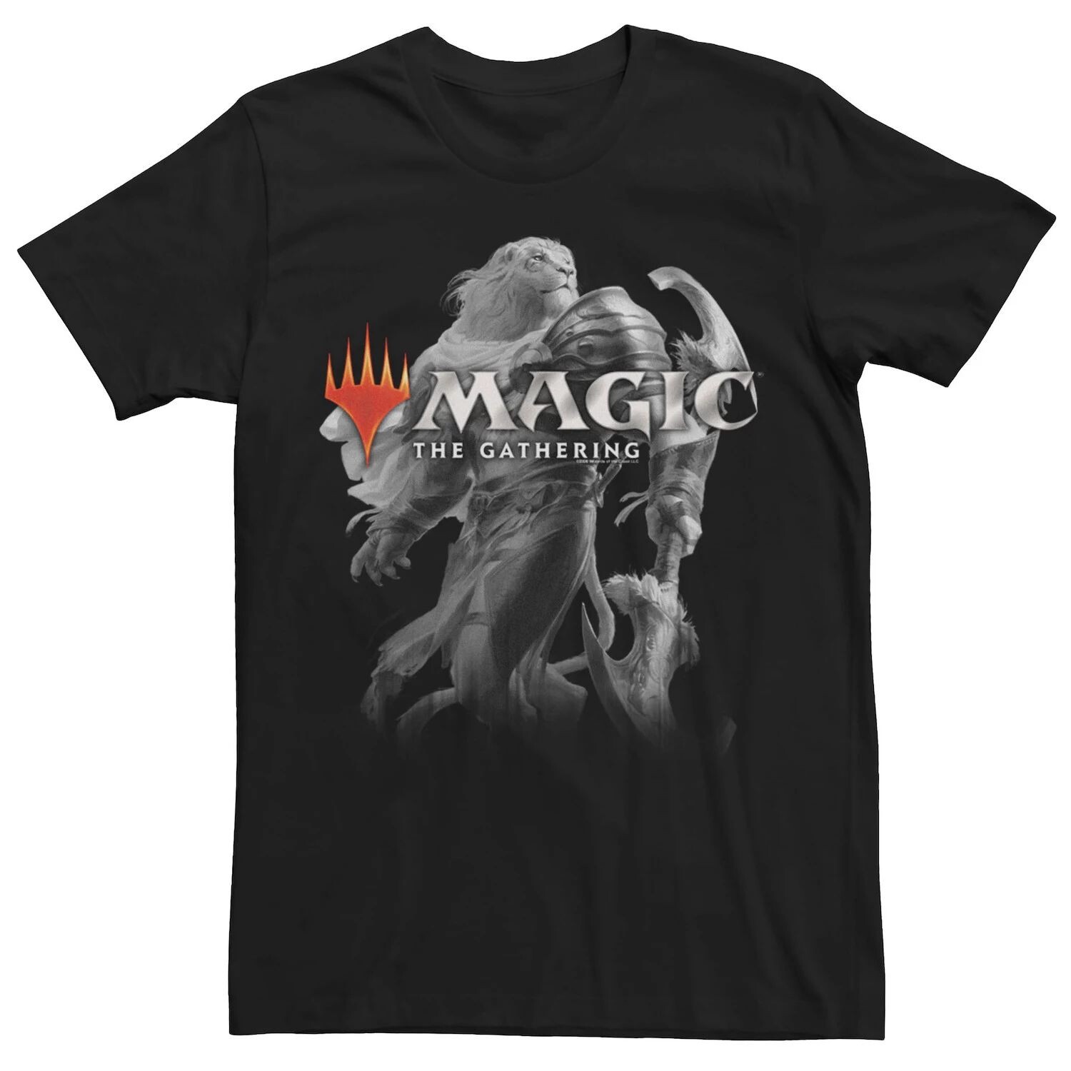 

Мужская футболка с плакатом Magic The Gathering Lion Knight Licensed Character