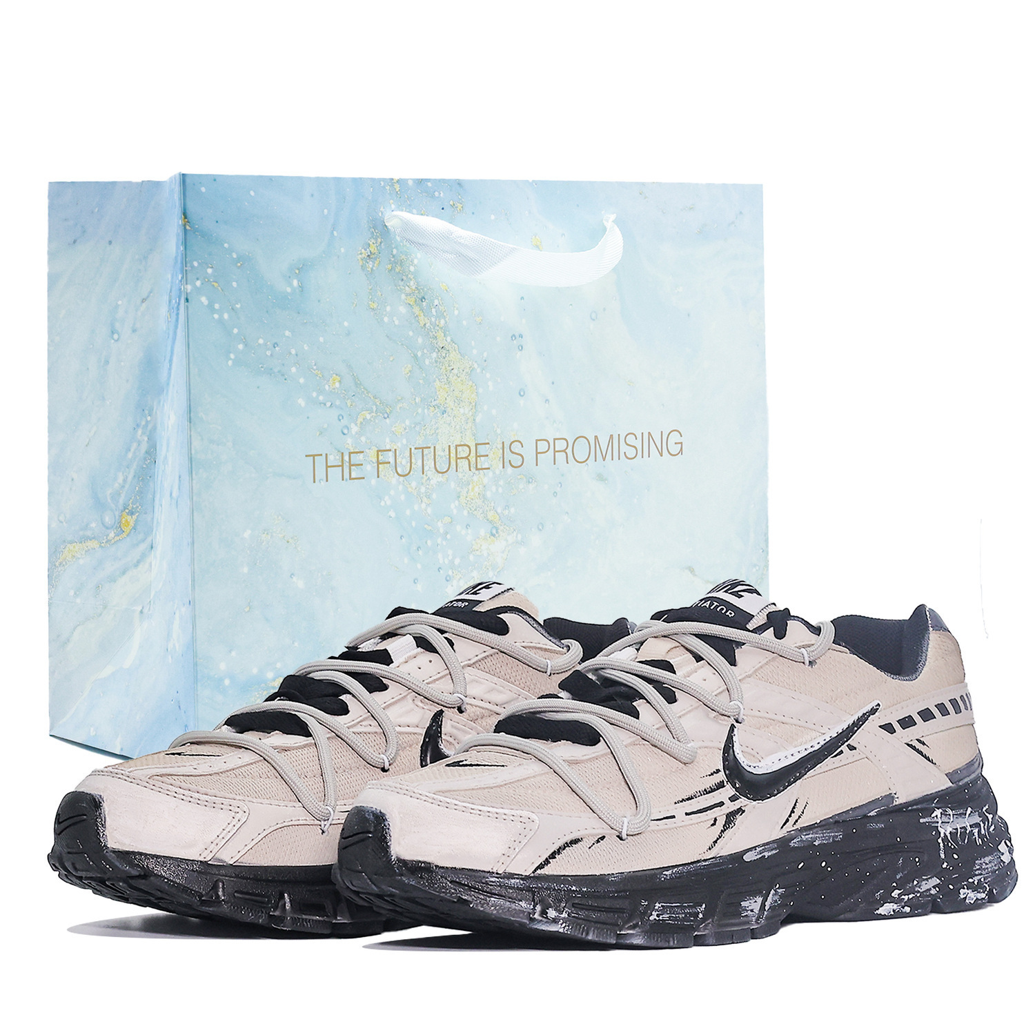 

Nike Кроссовки для бега Initiator Unisex низкие Khaki/Black