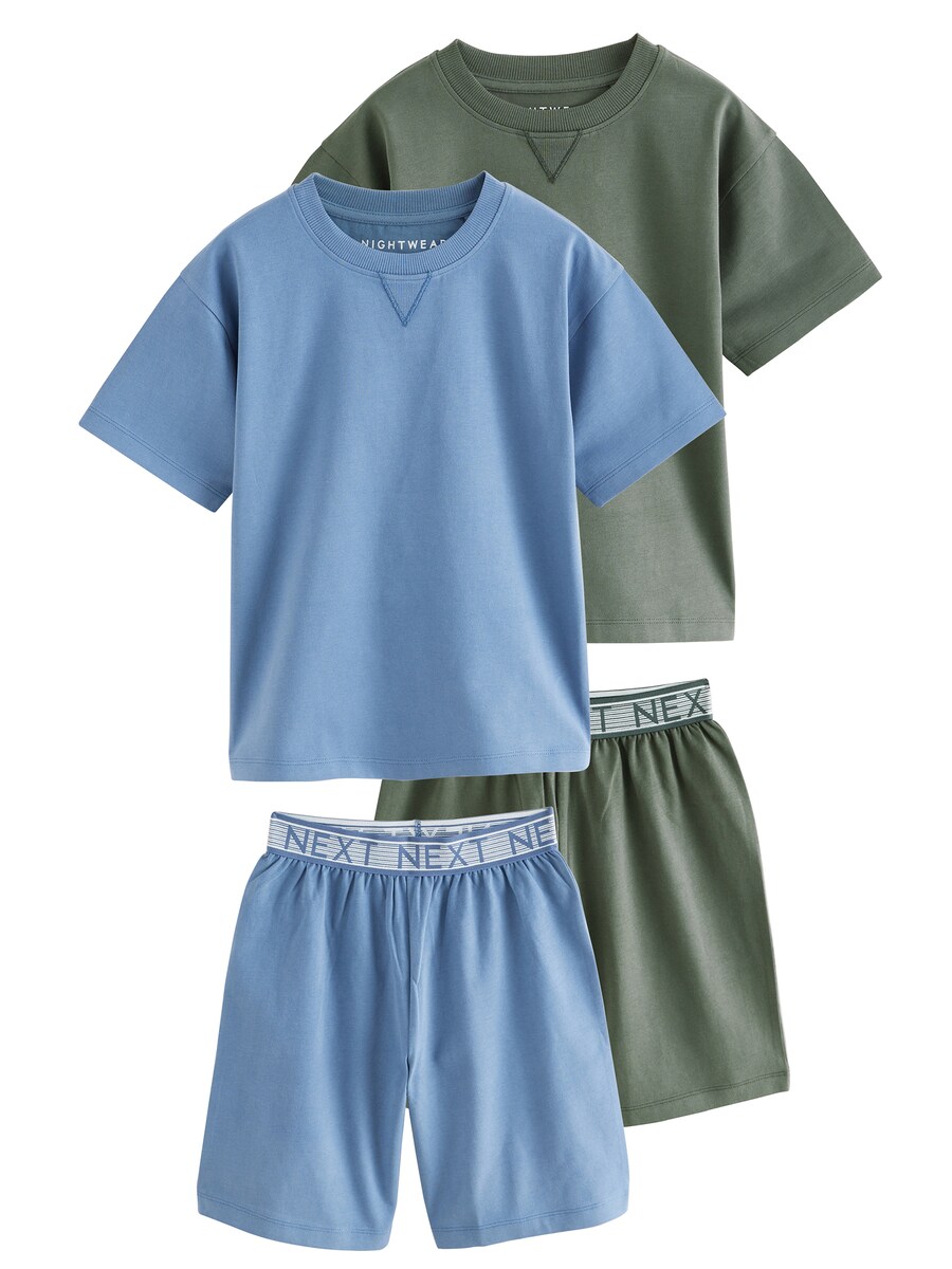 

Пижама Next, цвет Sky blue/Dark green