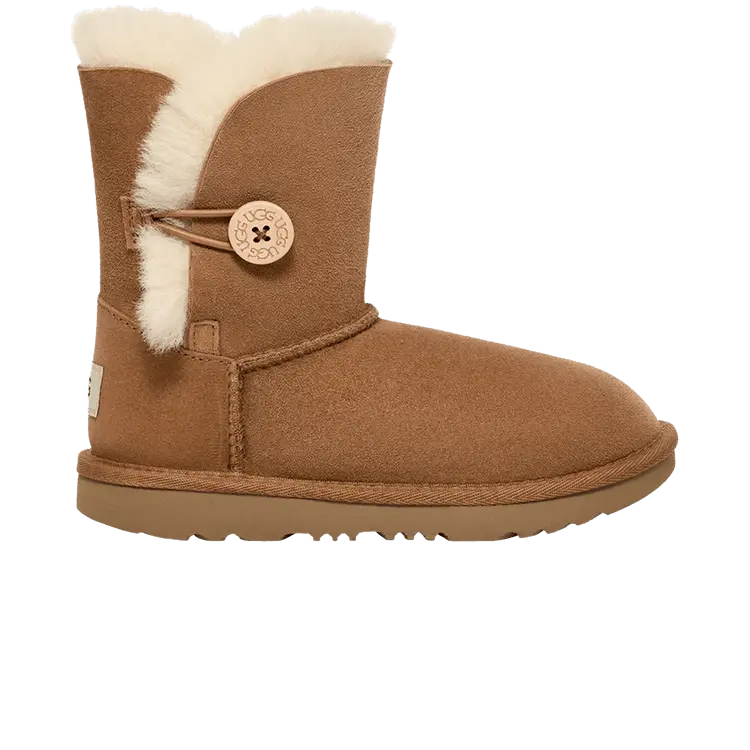 

Ботинки UGG Bailey Button 2 Boot Kids Chestnut, коричневый