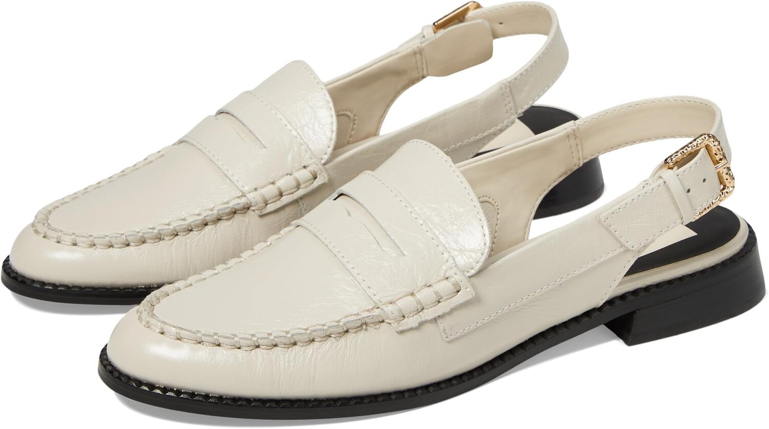 Лоферы Dolce Vita Hardi, цвет Ivory Crinkle Patent
