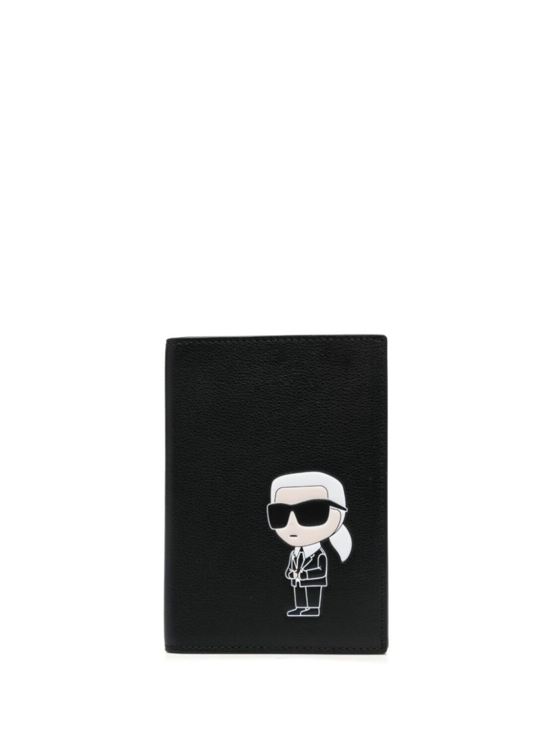

Karl Lagerfeld кожаная обложка для паспорта Ikonik, черный