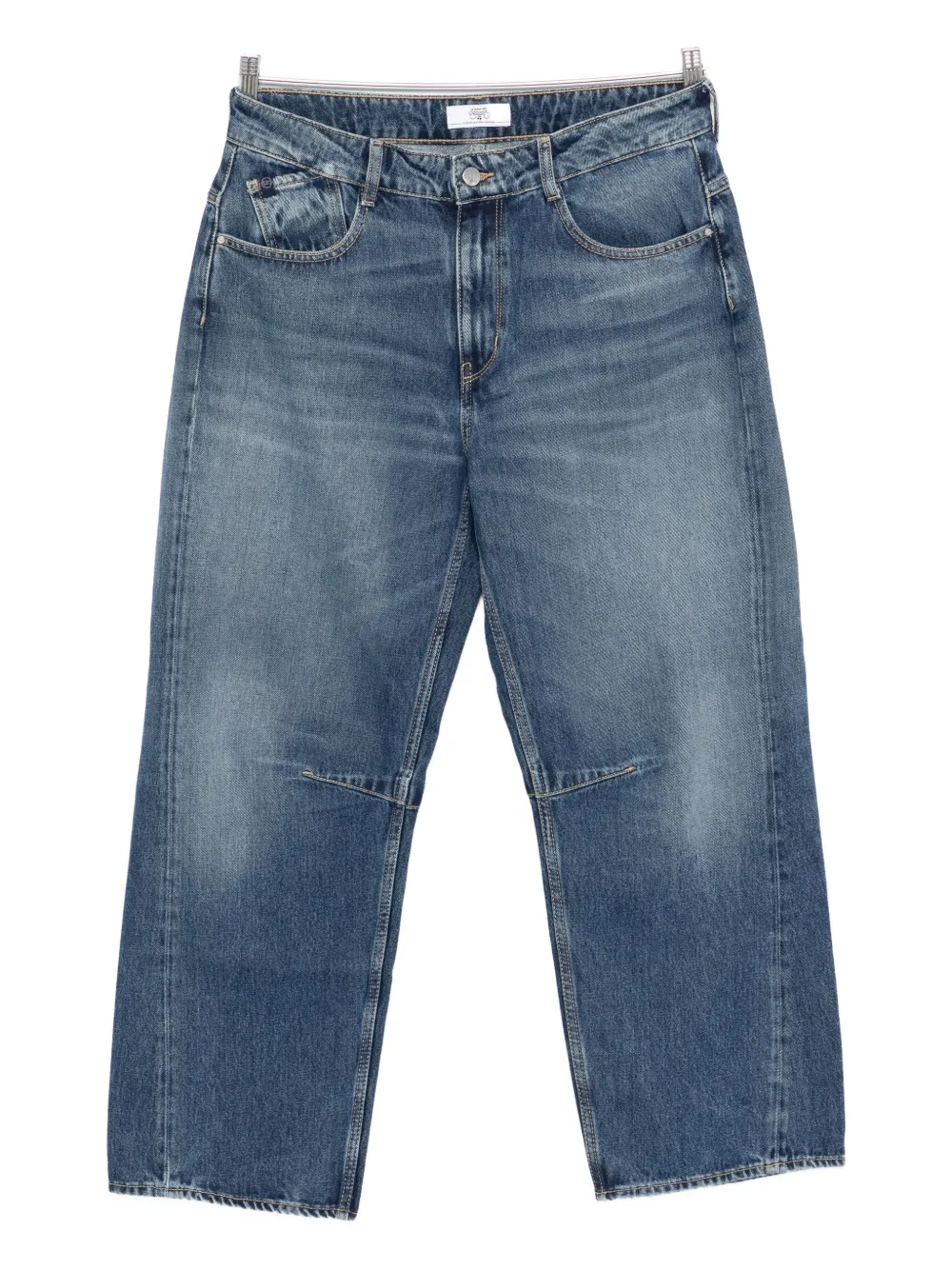 

Детализированные джинсы широкого кроя Les Temps Des Cerises, синий