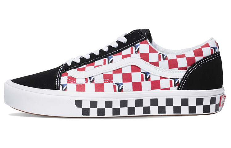 

Кроссовки Vans Comfycush Old Skool Dimension In Checkerboard 'Black Red Blue'