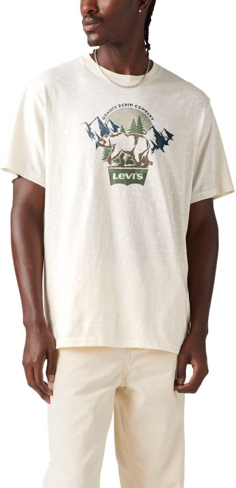 

Мужская футболка с рисунком Levi's (также доступна в размерах Big и Tall), (New) Hear Oatmeal Heather, Серый, Мужская футболка с рисунком Levi's (также доступна в размерах Big и Tall), (New) Hear Oatmeal Heather