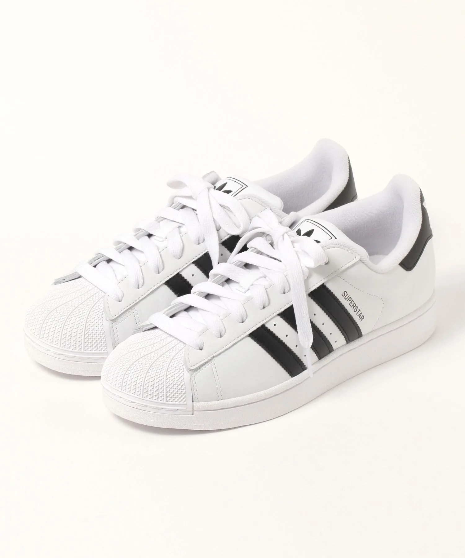 Мужские кроссовки из натуральной кожи SUPERSTAR 2 adidas белые