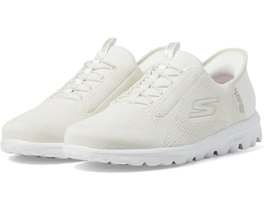 Кроссовки SKECHERS Go Walk Travel Milan Hands Free Slip-Ins, белый