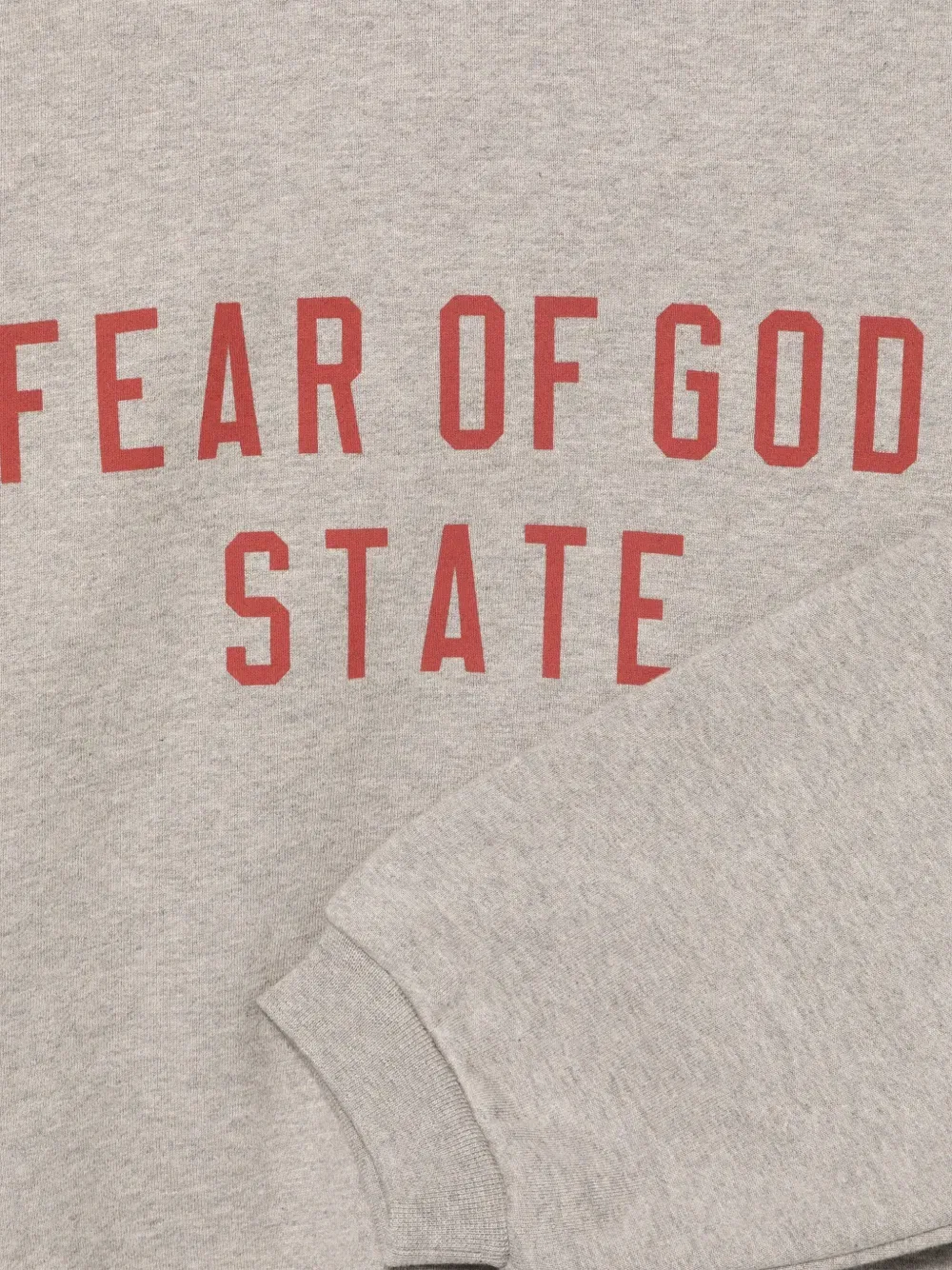 Флисовая толстовка Fear Of God Essentials Kids, серый — фото 3