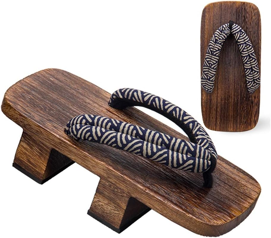 

Деревянные тапочки YXCKG, традиционные японские туфли, деревянные сандалии гета, шлепанцы, тапочки для мужчин с открытым носком, тапочки на высоком каблуке для мужчин, дышащие шлепанцы (Цвет: D, Размер: EUR43-44), EUR43-44 D