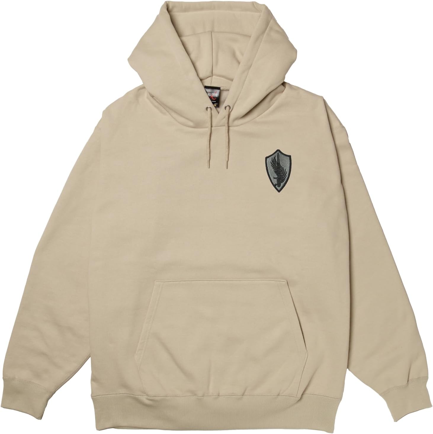 

Толстовка с капюшоном F Style, нашивка с гербом армии США, на флисовой подкладке, без застежки, цвет серый (stone), размер 3XL F-Style