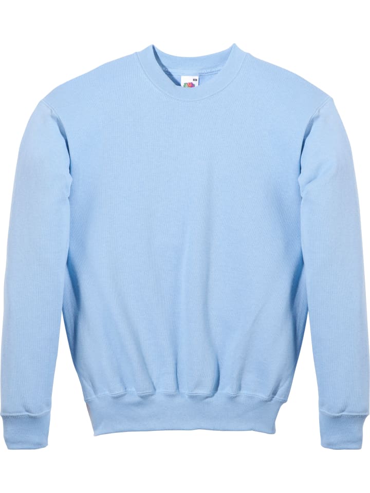 

Толстовка унисекс светло-голубого цвета Fruit of the Loom