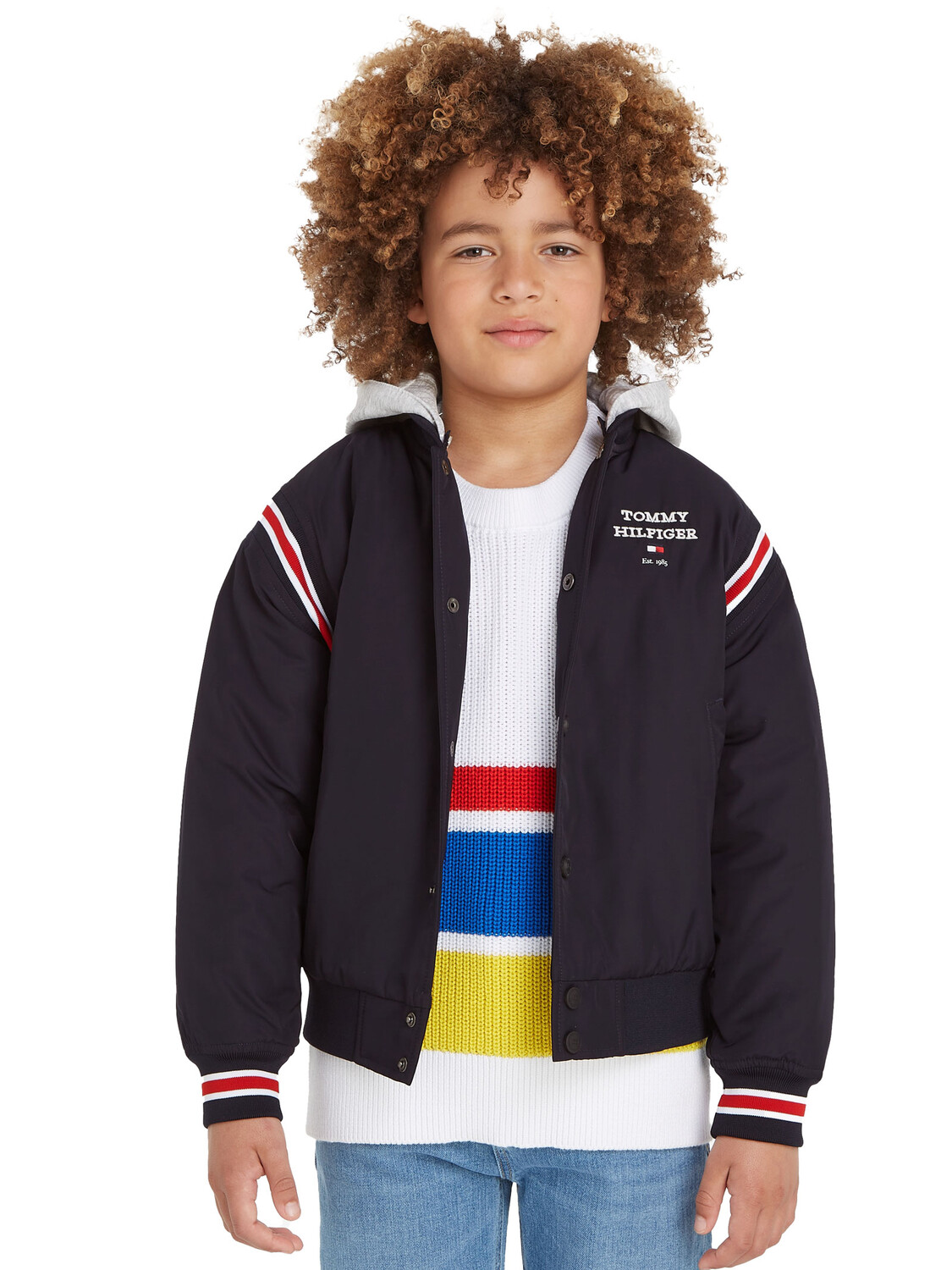 

Куртка hilfiger giacca relaxed fit per ragazzi Tommy, синий