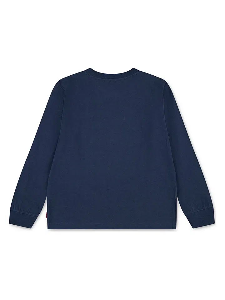 Лонгслив темно-синий, Levi's Kids — фото 2
