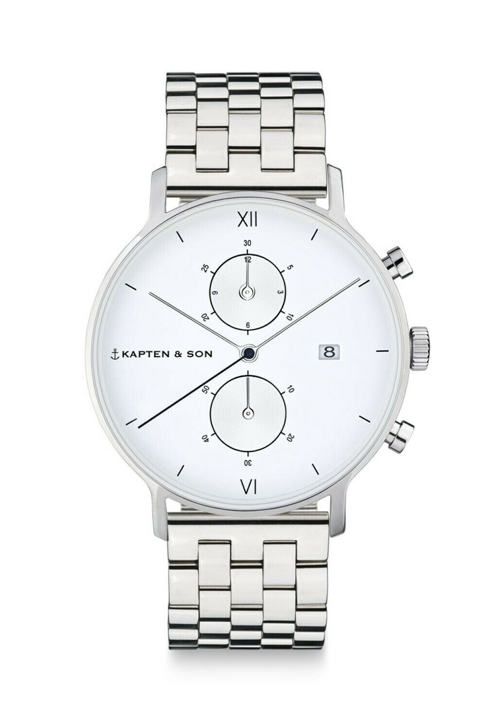 

Хронограф CHRONO Kapten & Son, цвет silver coloured white