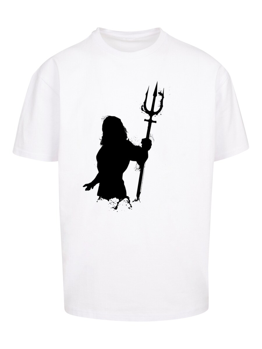 

Рубашка F4NT4STIC DC Comics Aquaman Mono Silhouette, белый