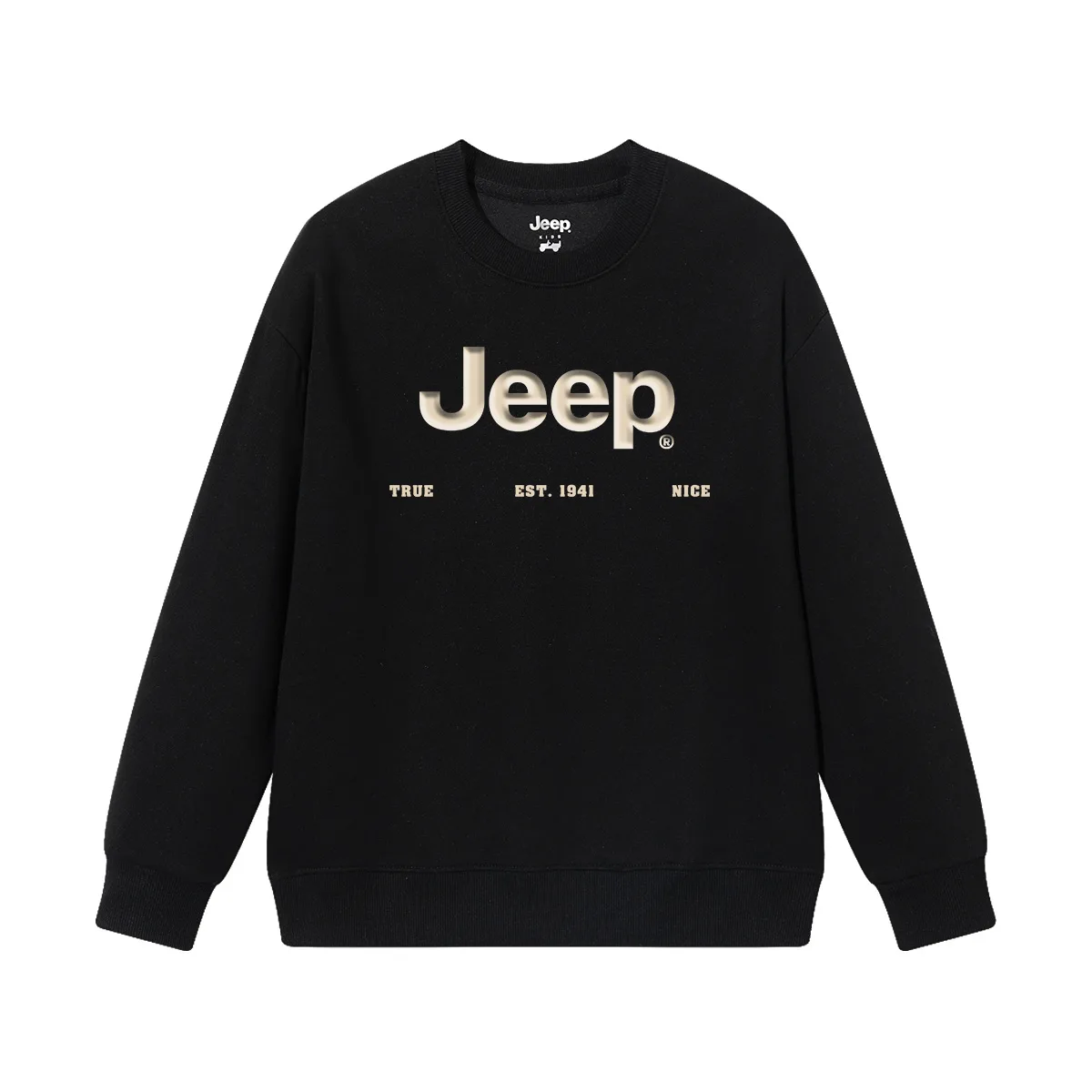 Толстовка с круглым вырезом для школьников Jeep, Coffee — фото 3