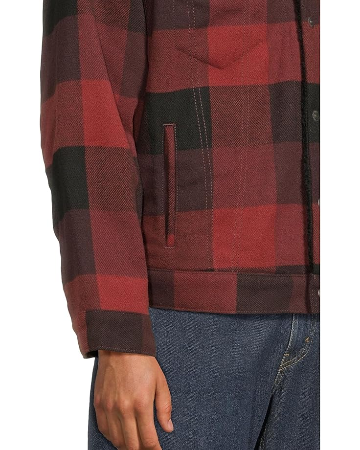 Мужская куртка Levi's Type 3 Sherpa Trucker Levi's Mens, Rinse It Out — фото 4