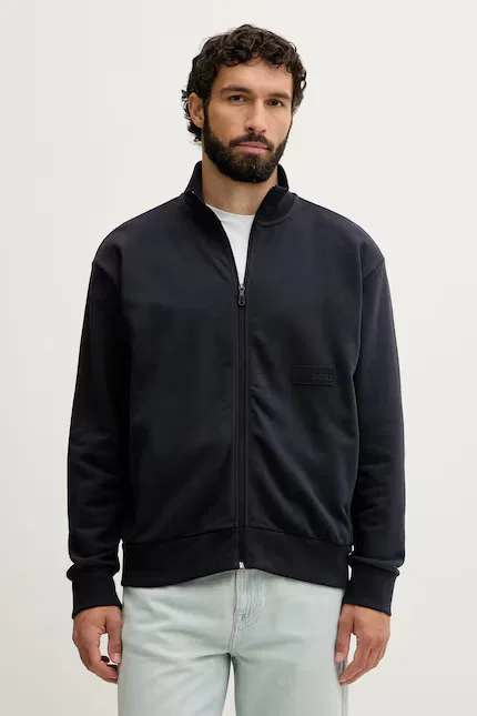 Толстовка на молнии SW_Collar Full Zip BOSS Green, синий
