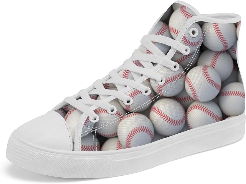 

Кеды Chebing с принтом для мужчин и женщин, высокие холщовые кроссовки на шнуровке, повседневная обувь, белый