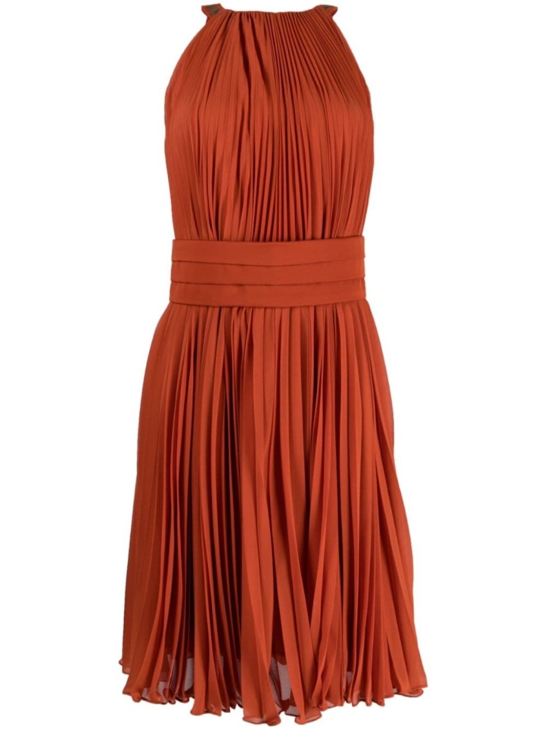 

Платье со сборками Max Mara, коричневый