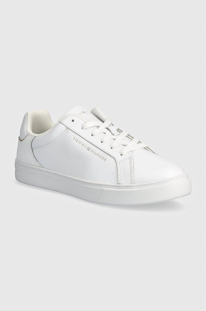 

Кожаные кроссовки Tommy Hilfiger ESSENTIAL COURT SNEAKER, белый