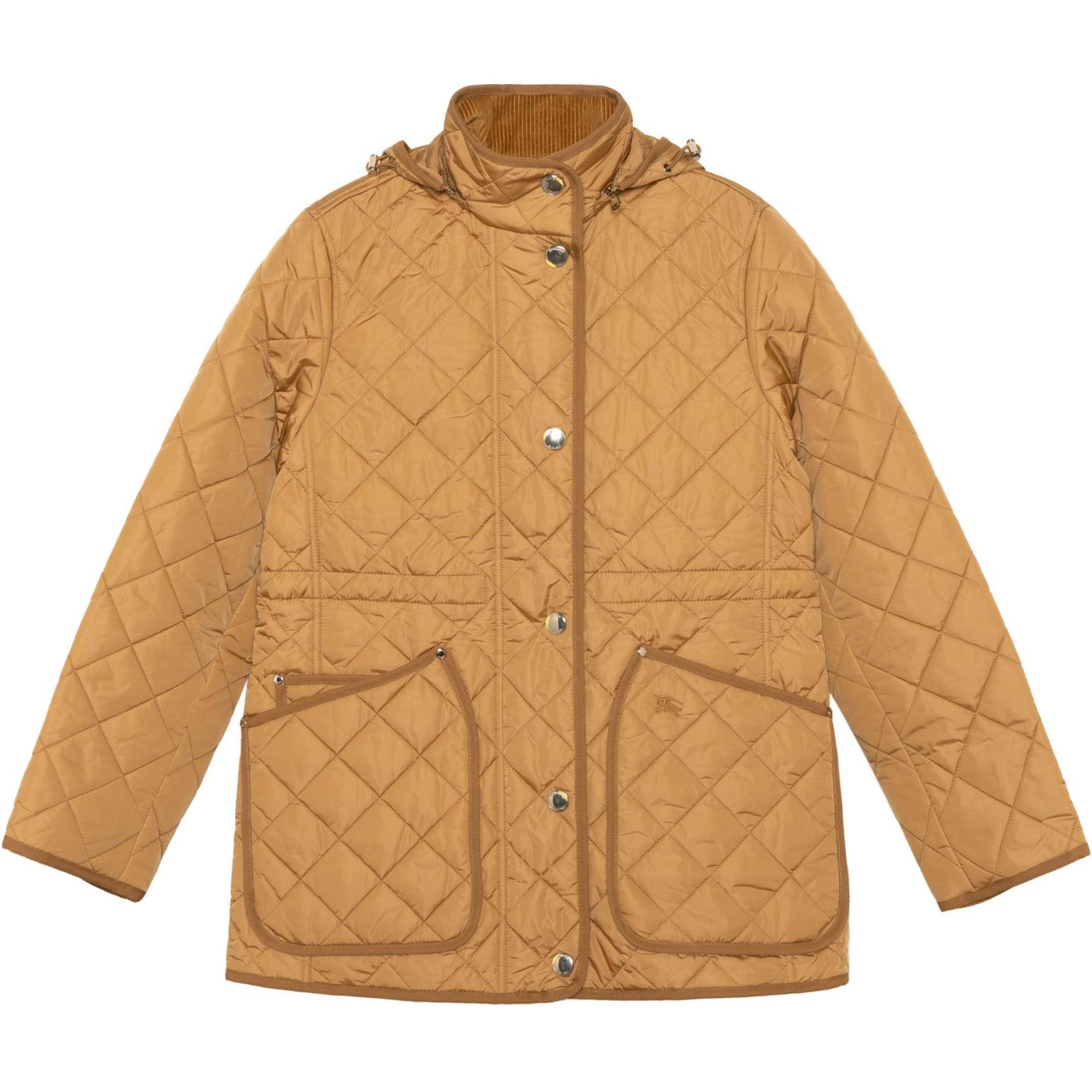 

Burberry Анорак с капюшоном на кулиске, Beige