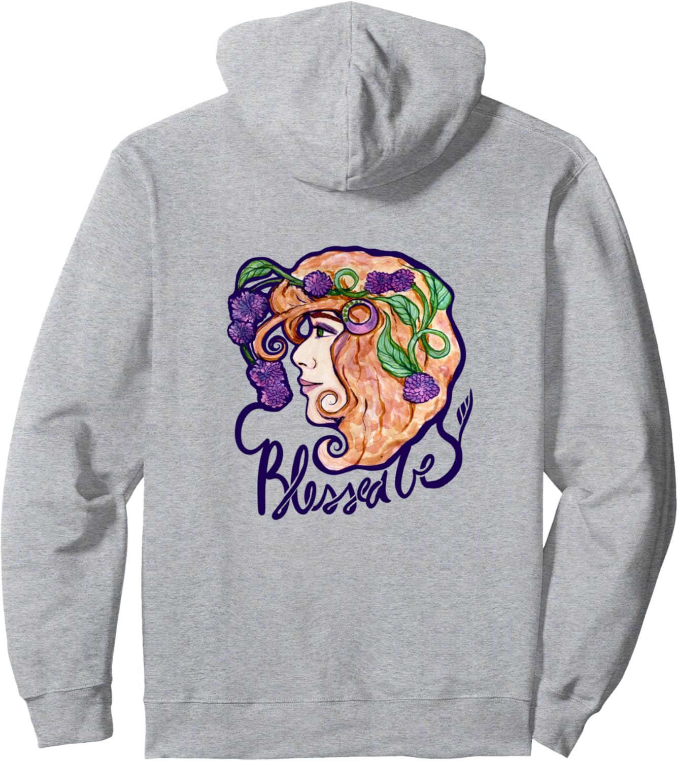 

Благословенна будь ведьма, язычник, друид, ведьмы, искусство викканства, худи Pagan Snugg, серый