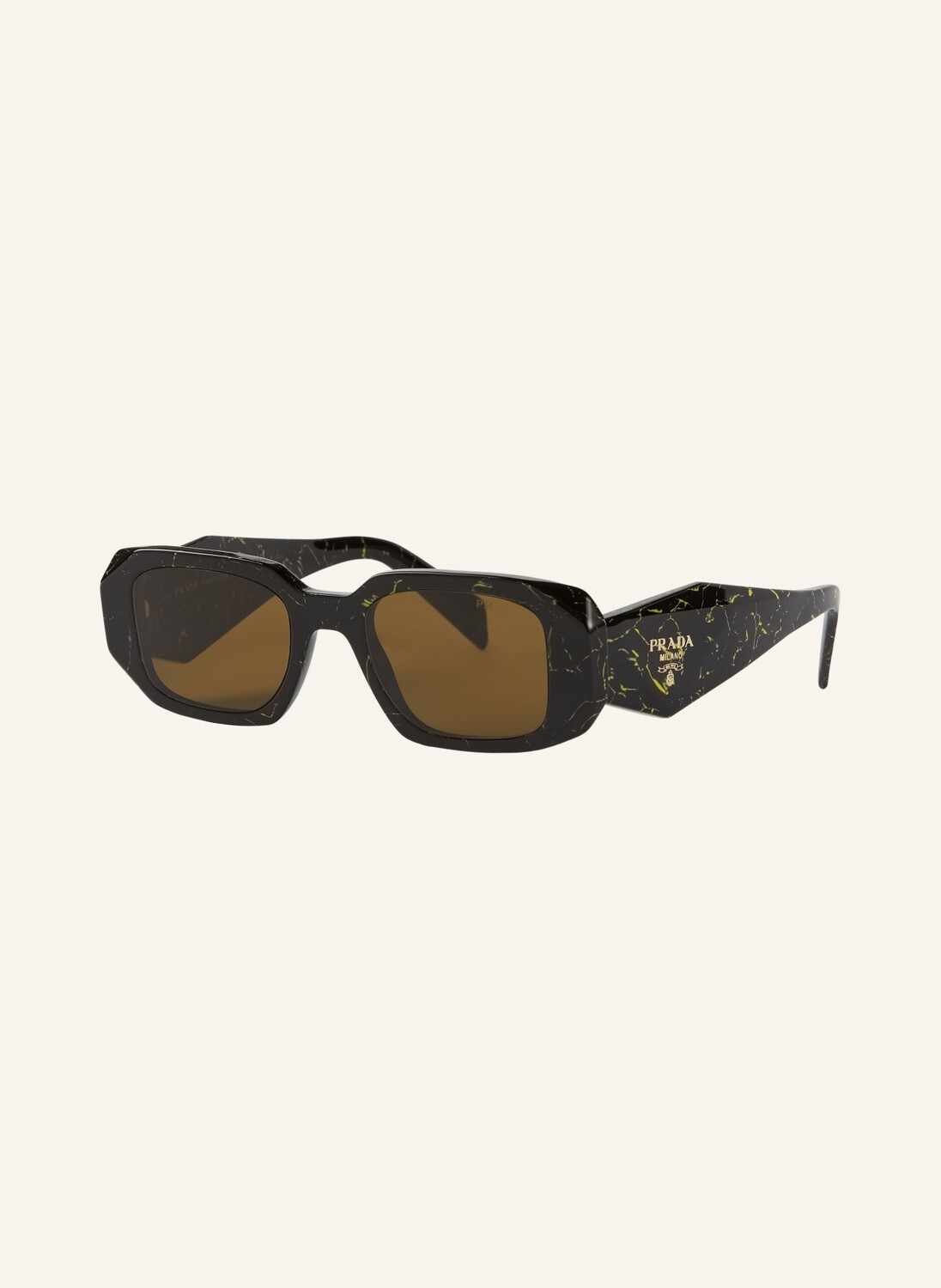 

Солнцезащитные очки pr 17ws PRADA, цвет 19D01T - SCHWARZ/DUNKELBRAUN