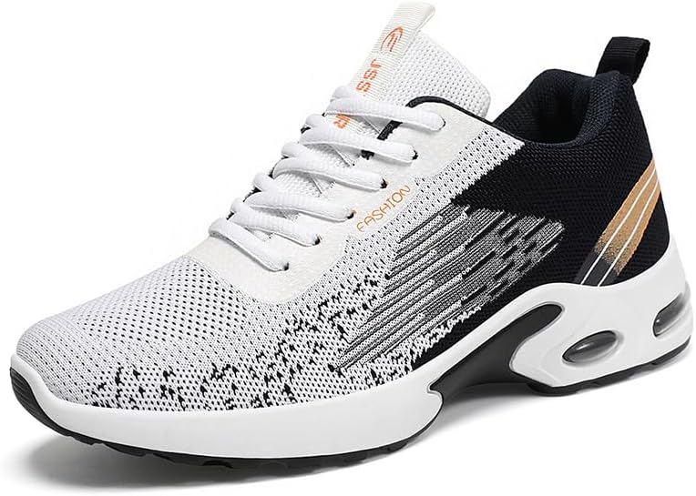 

Мужские беговые кроссовки Air, легкие, с сеткой, дышащие, для ходьбы, против скольжения, модные кроссовки, сетчатые, для тренировок и повседневного спорта Generic, черный