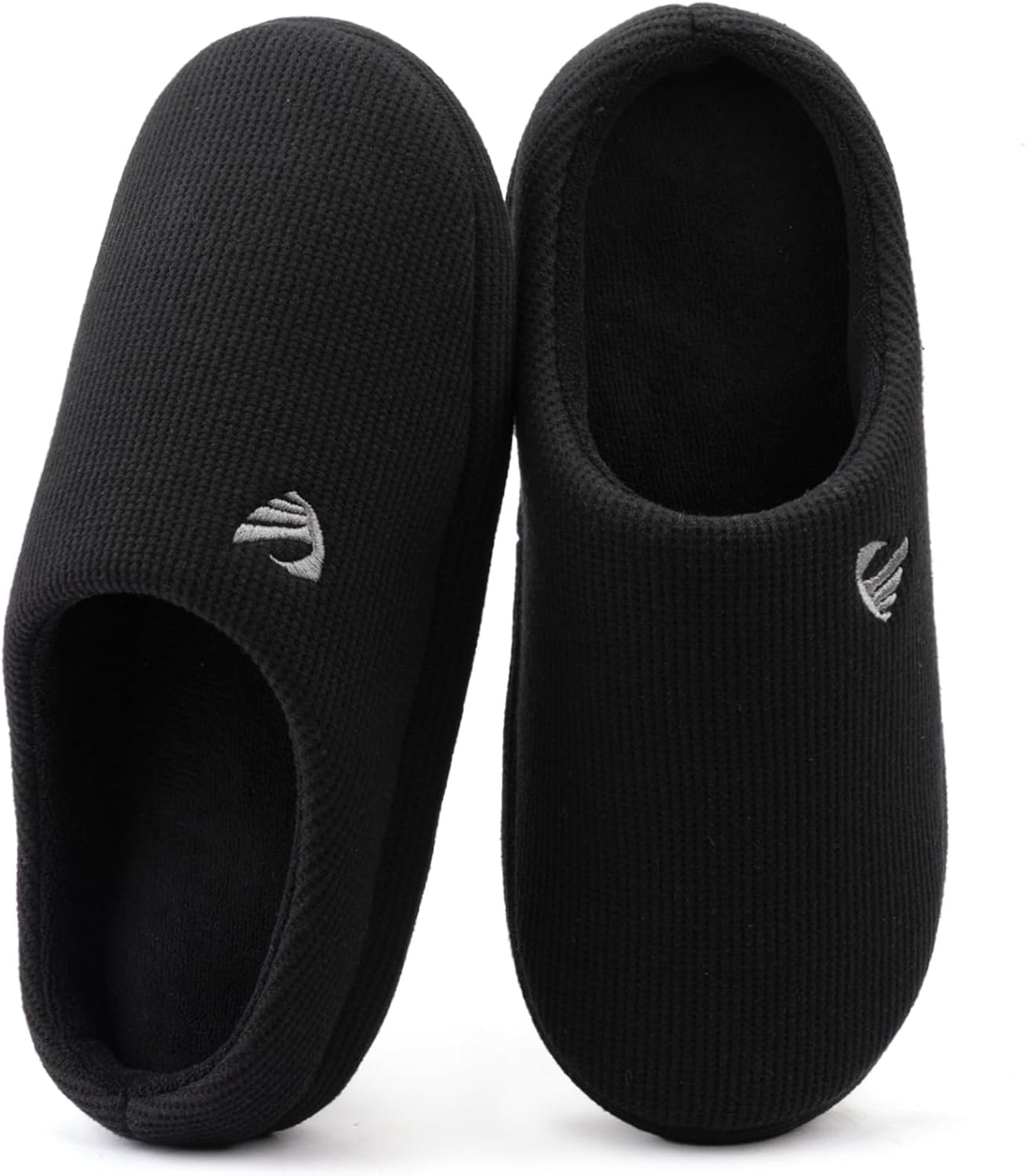 

Мужские домашние тапочки ULTRAIDEAS с комфортной пенной стелькой с эффектом памяти, противоскользящие, черный