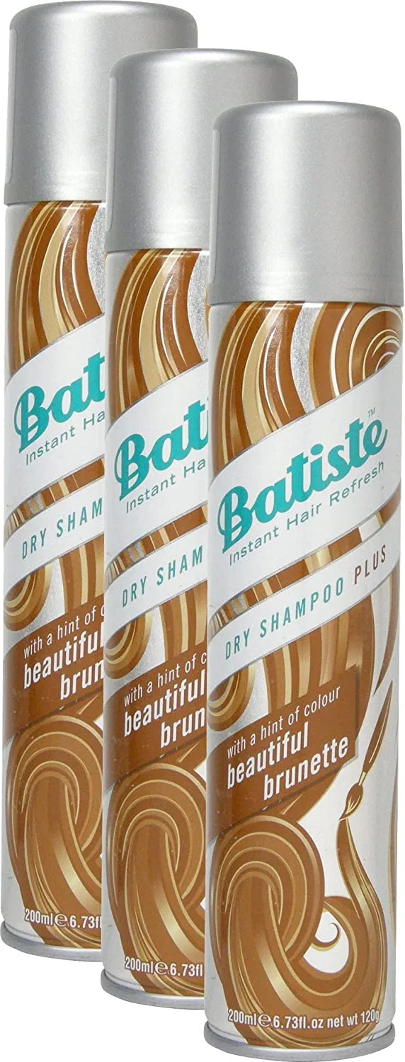 Сухой шампунь Batiste Beautiful Brunette с оттенком для брюнеток, 3 x 200 мл Batiste