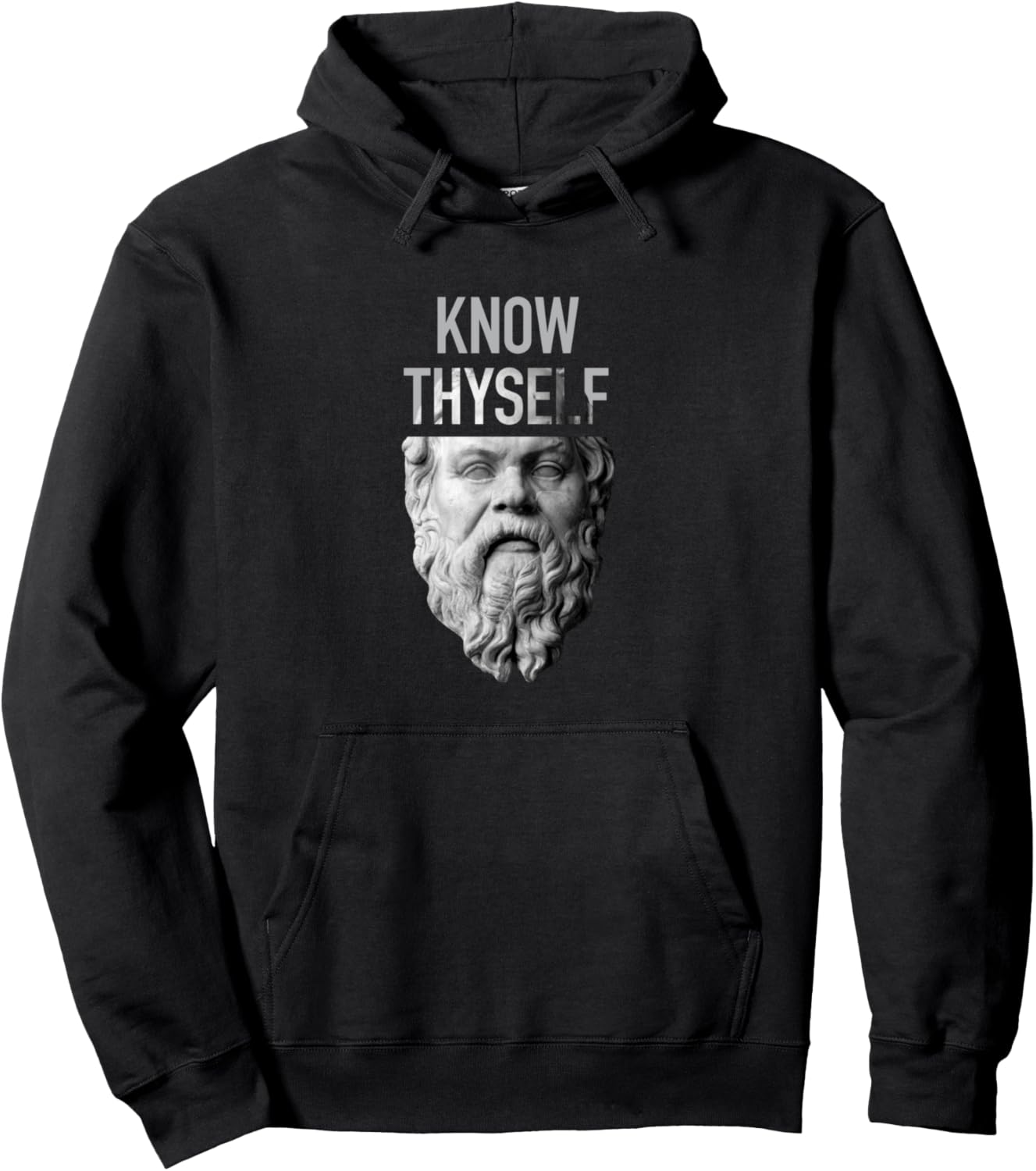 

Сократ - Познай себя - Худи «Оракул Дельфи» Retro Gifts For The Socratic Philosopher, черный