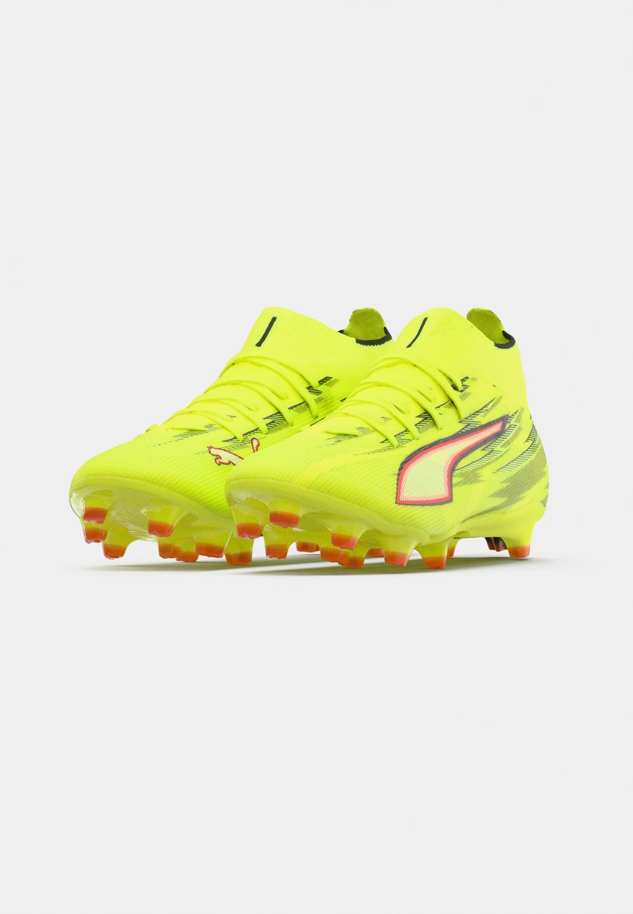 Кроссовки Puma ULTRA 6 MATCH+ FG/AG, Yellow Alert/Black/Silver-Coloured/Glowing Red/Black — фото 3