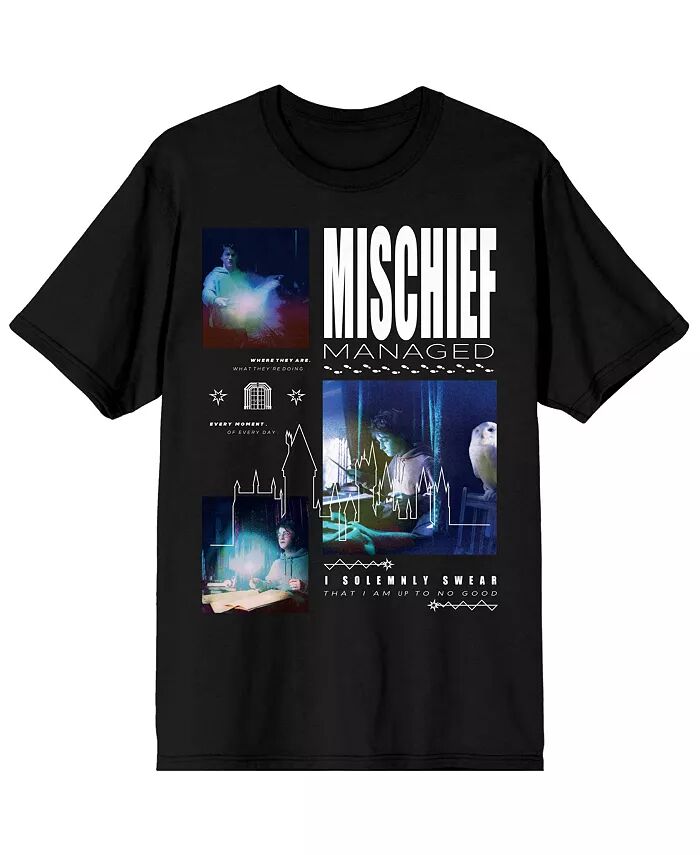 

& Hedwig Mischief Managed Мужская черная футболка с рисунком-3XL Harry Potter, черный