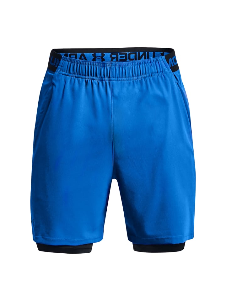 

Under Armour Шорты Vanish Woven 2-в-1 синего цвета