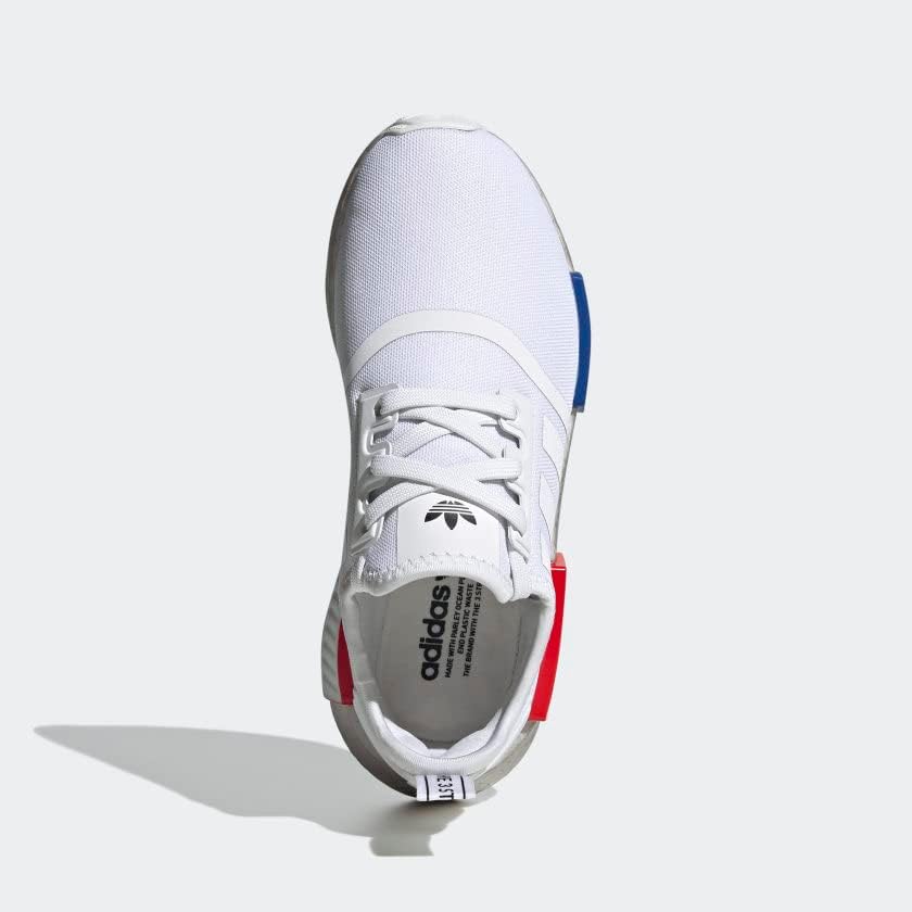 Кроссовки adidas Unisex-Child NMDr1 C (для маленьких детей), белый/серый — фото 3