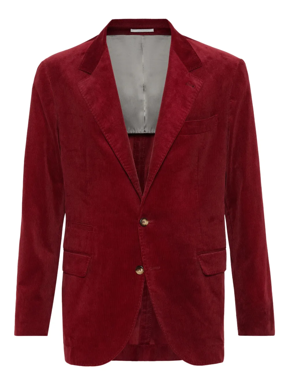 

Бархатный пиджак Brunello Cucinelli, красный
