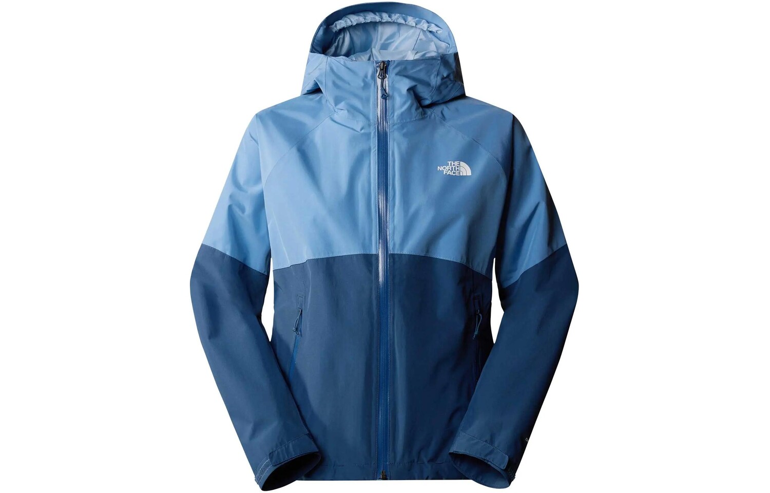 

Куртка женская уличная светло-голубая/темно-синяя The North Face