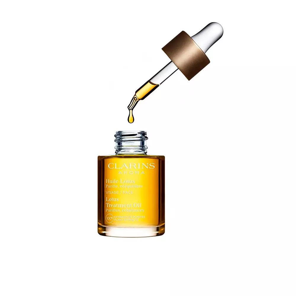 Масло для лица Aceite "lotus" - pieles mixtas, poros dilatados Clarins, 30 мл. — фото 3