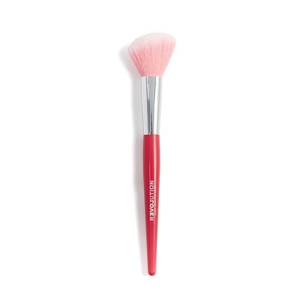 

Makeup Revolution Кисть для пудры Brush Queen, скошенная, многоцветная