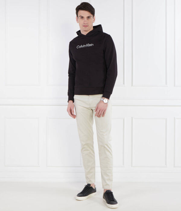 Толстовка мужская Calvin Klein Regular Fit с капюшоном, черный — фото 2