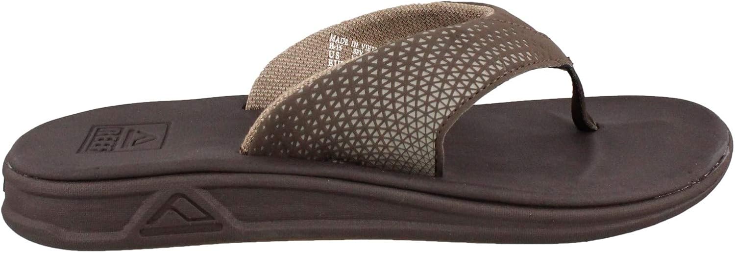 

Мужские шлепанцы Reef Rover, поддерживающая и ультра мягкая стелька, прочная подошва, не оставляющая следов, коричневый