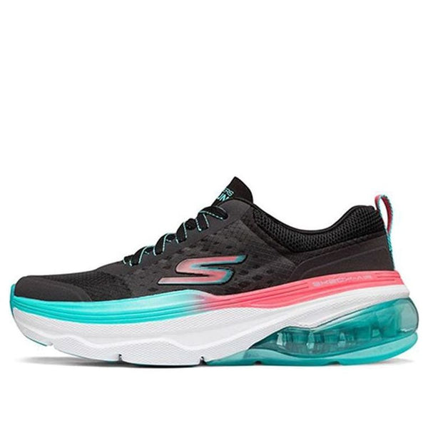 Кроссовки max cushioning air 'black green' Skechers, черный