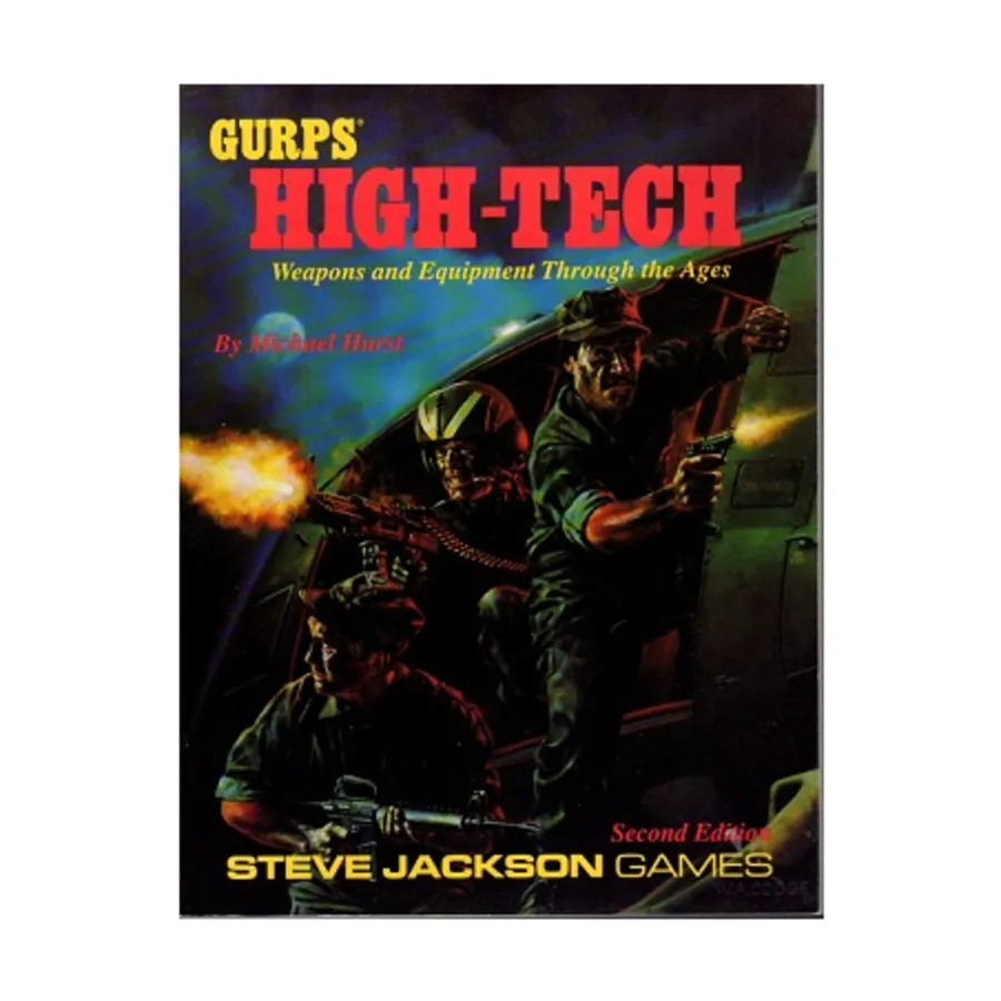 

High-Tech (2nd Edition, 1st Printing), GURPS (1st-3rd Edition) - Technology & Equipment, мягкая обложка