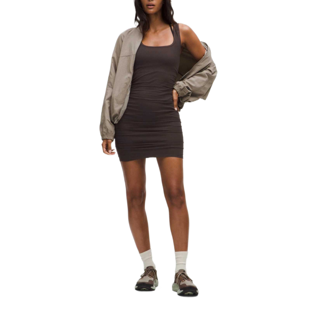 

Женское платье без рукавов Lululemon, коричневый