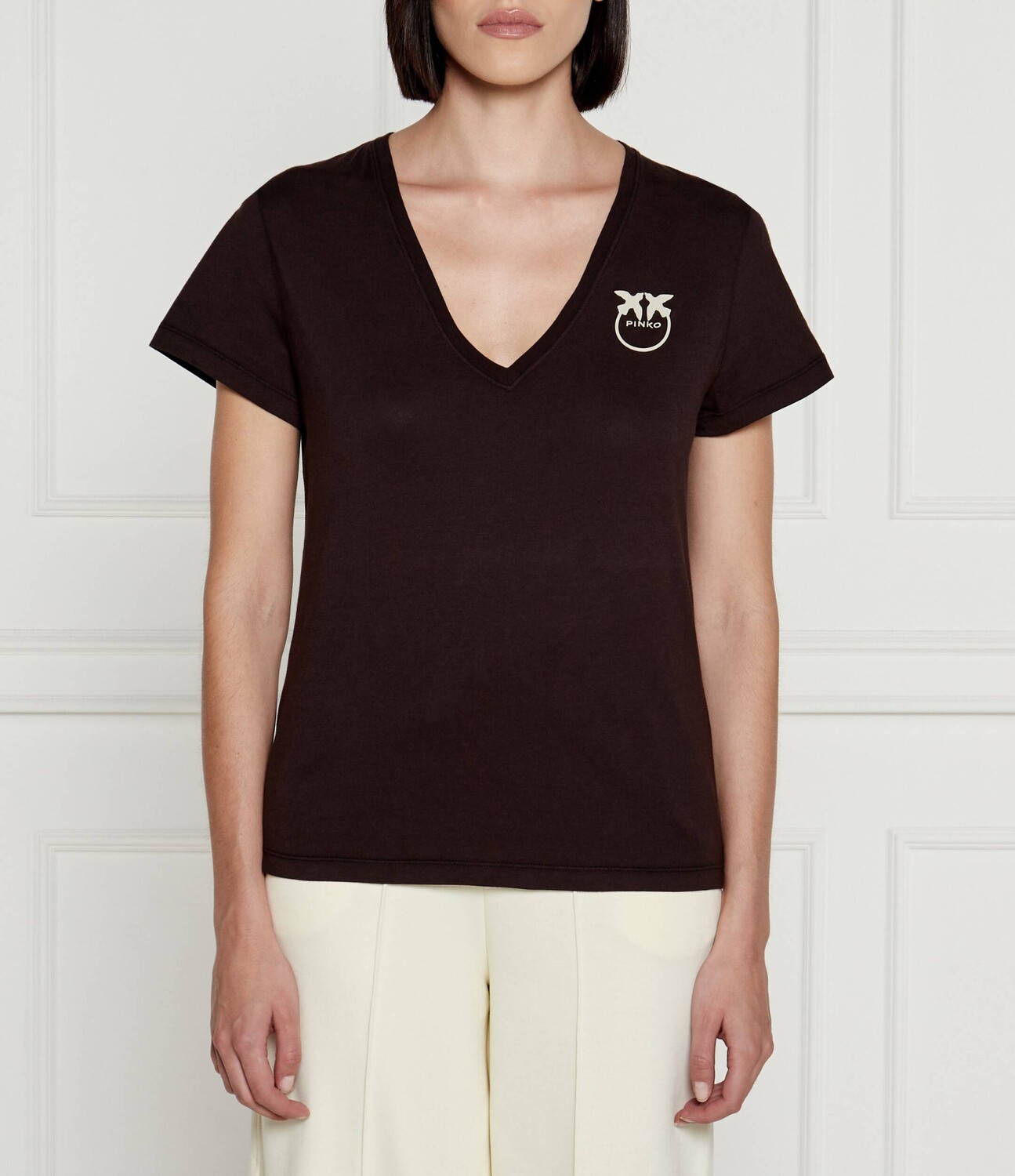 

Футболка Pinko TURBATO Regular Fit, коричневый