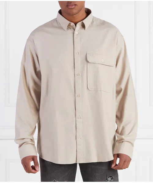 

Рубашка Loose fit Armani Exchange, бежевый